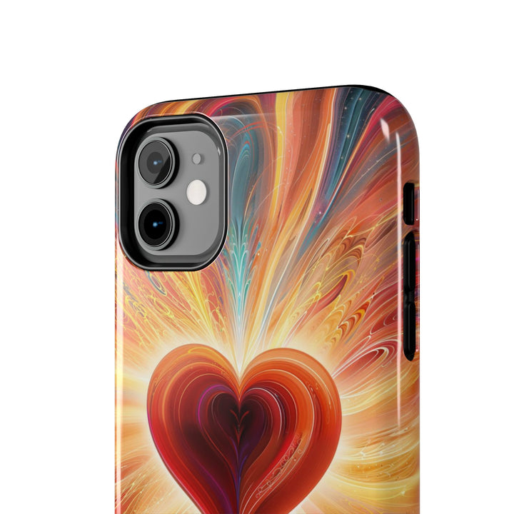 Vibrant Heart Nebula - Tough Phone Case - Phone Case - g(0D·IO) - iPhone 13 Mini - -