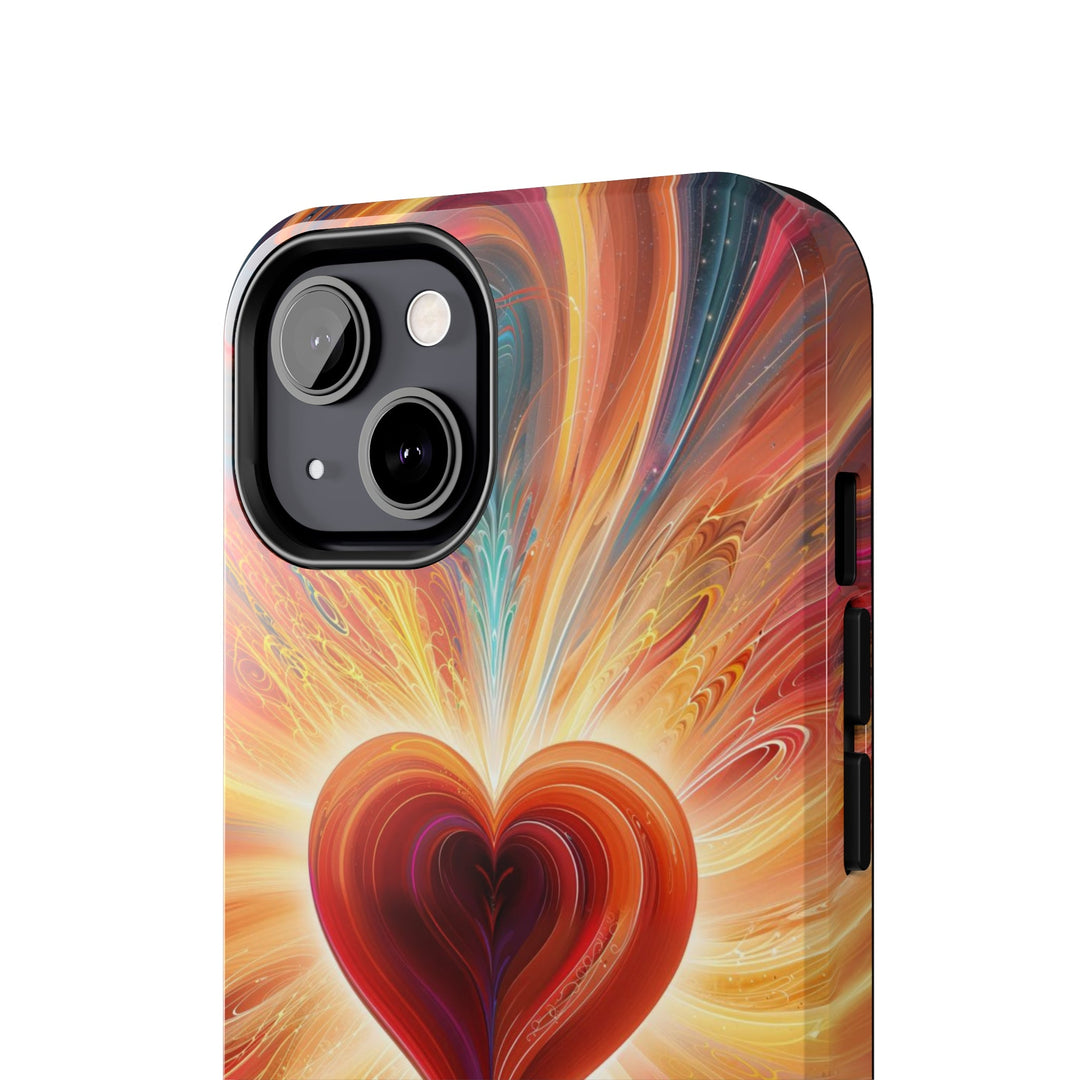 Vibrant Heart Nebula - Tough Phone Case - Phone Case - g(0D·IO) - iPhone 13 Mini - -