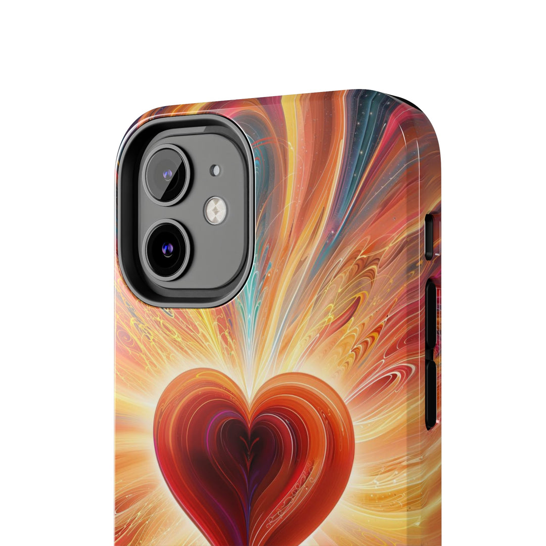 Vibrant Heart Nebula - Tough Phone Case - Phone Case - g(0D·IO) - iPhone 13 Mini - -