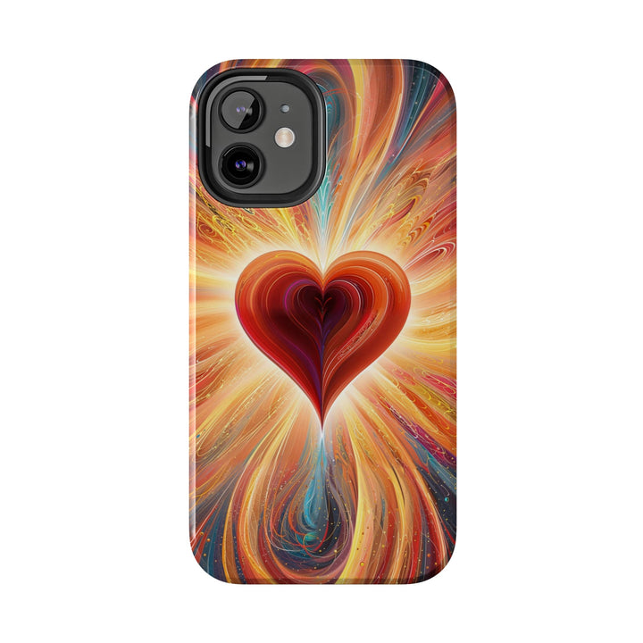 Vibrant Heart Nebula - Tough Phone Case - Phone Case - g(0D·IO) - iPhone 13 Mini - -