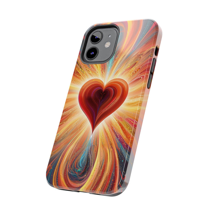 Vibrant Heart Nebula - Tough Phone Case - Phone Case - g(0D·IO) - iPhone 13 Mini - -