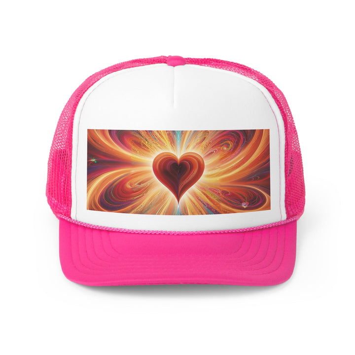 Vibrant Heart Nebula - Trucker Hat - Hats - g(0D·IO) - Pink - One size -