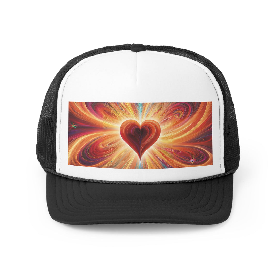 Vibrant Heart Nebula - Trucker Hat - Hats - g(0D·IO) - Black - One size -