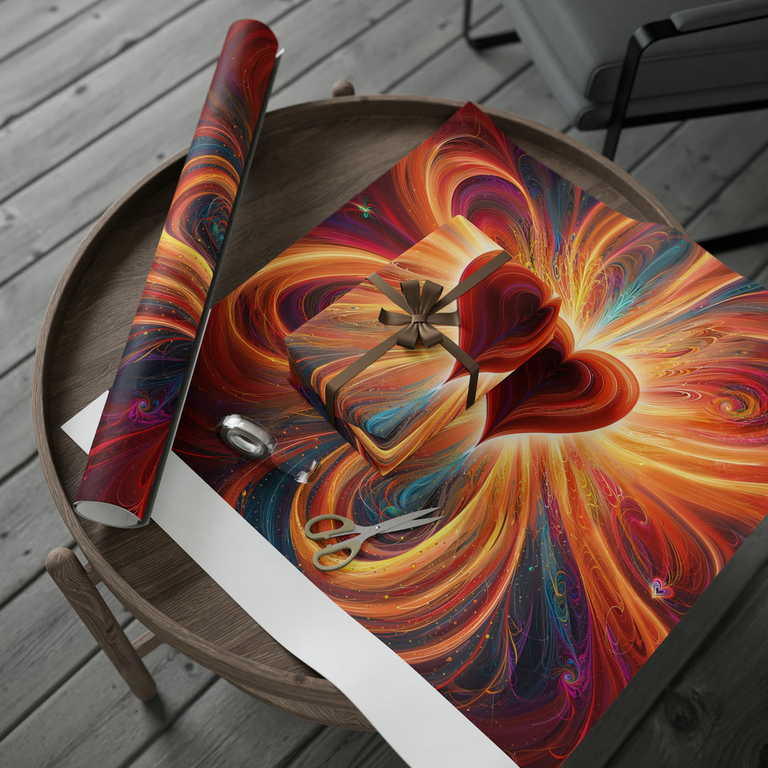 Vibrant Heart Nebula - Wrapping Paper - Home Decor - g(0D·IO) - 30'' x 72'' - Matte -