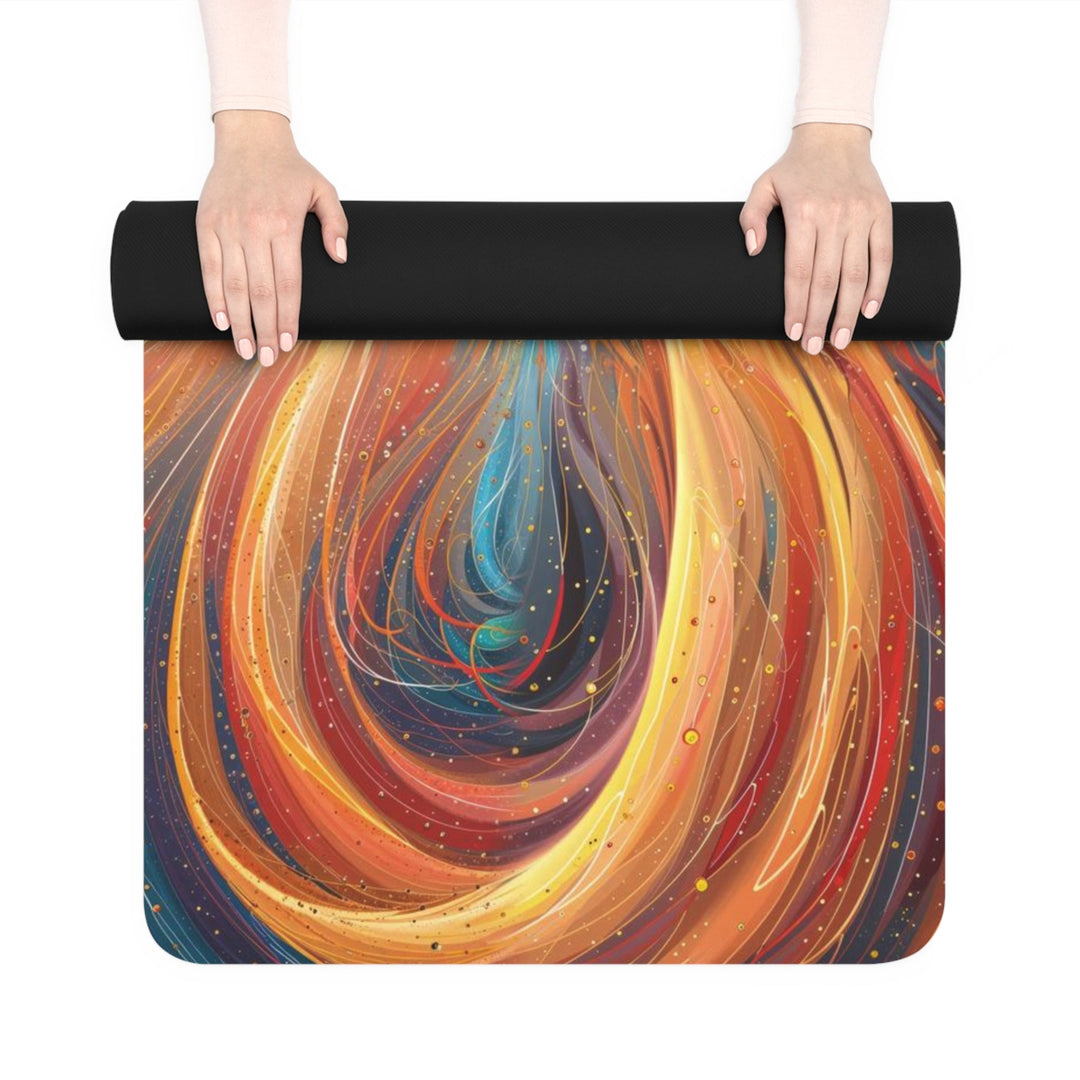 Vibrant Heart Nebula - Yoga Mat - Home Decor - g(0D·IO) - 24” x 68” - -