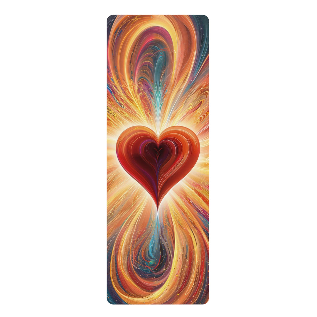Vibrant Heart Nebula - Yoga Mat - Home Decor - g(0D·IO) - 24” x 68” - -
