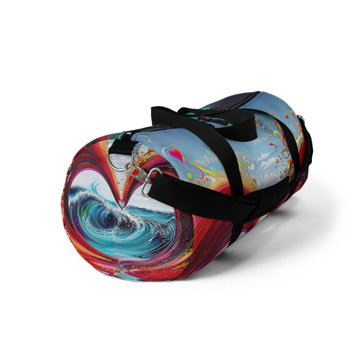 Vibrant Heart Waves - Duffle Bag - Bags - g(0D·IO) - Large - -