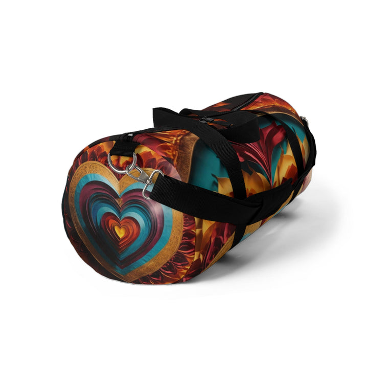 Vibrant Layered Heart - Duffle Bag - Bags - g(0D·IO) - Large - -