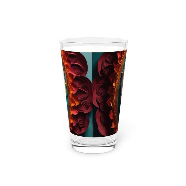 Vibrant Layered Heart - Pint Glass - Mug - g(0D·IO) - 16oz - -