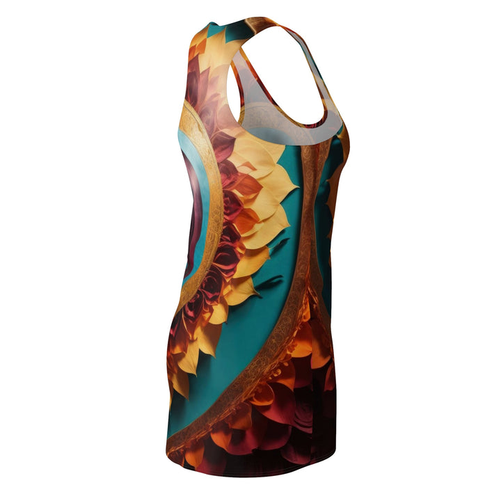 Vibrant Layered Heart - Racerback Dress - All Over Prints - g(0D·IO) - XS - -