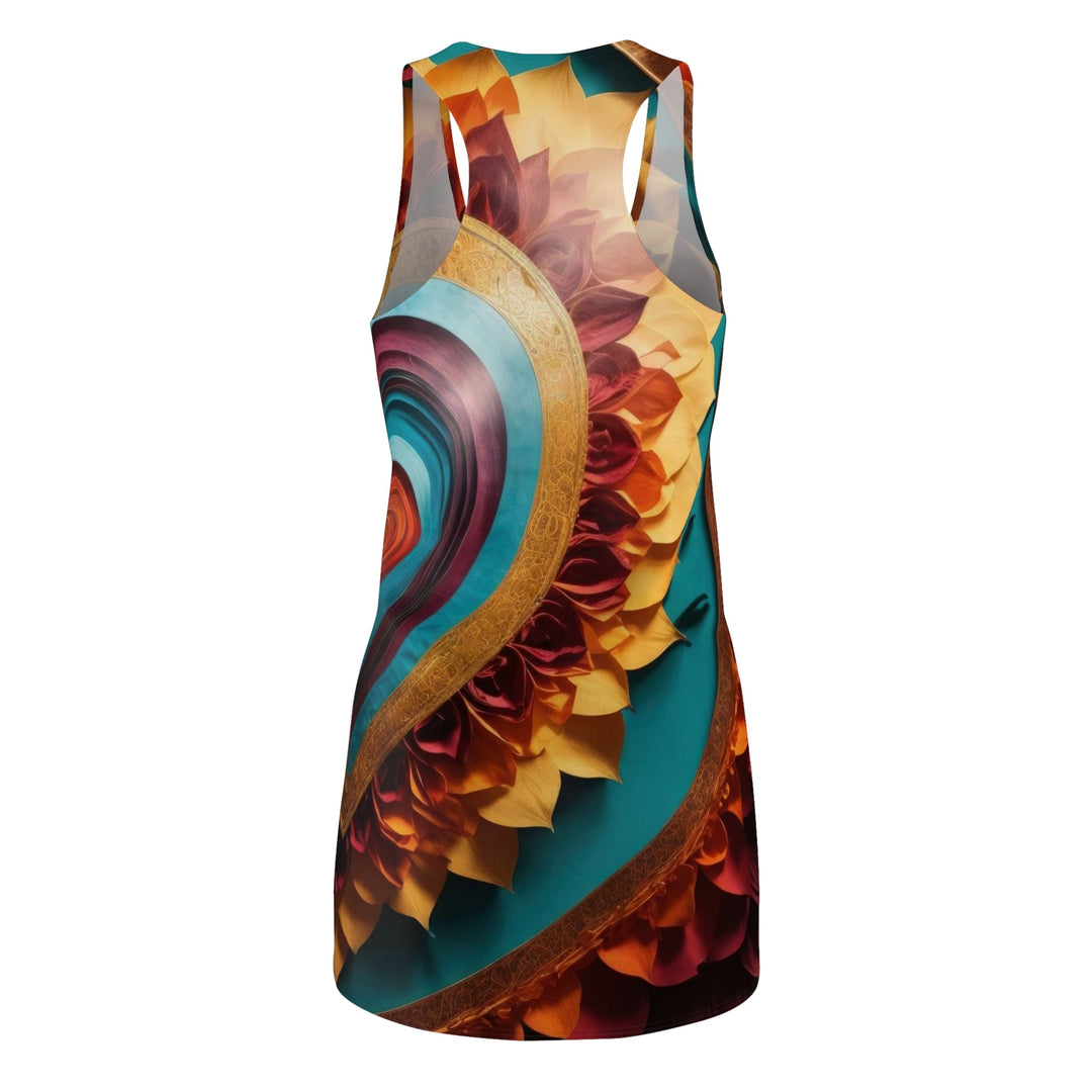 Vibrant Layered Heart - Racerback Dress - All Over Prints - g(0D·IO) - XS - -