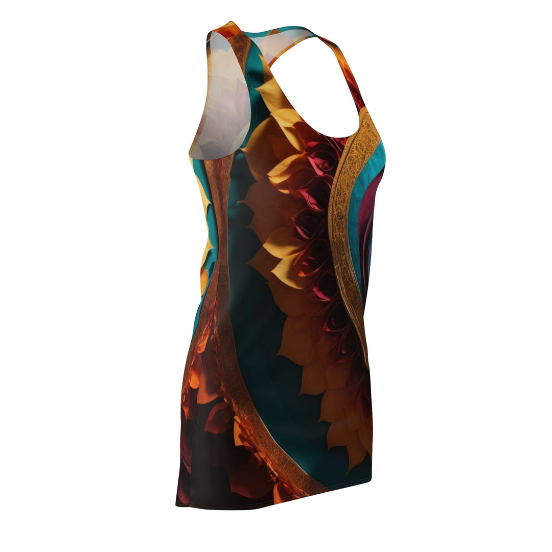 Vibrant Layered Heart - Racerback Dress - All Over Prints - g(0D·IO) - XS - -