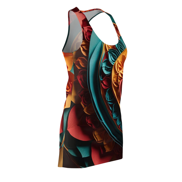 Vibrant Layered Heart - Racerback Dress - All Over Prints - g(0D·IO) - XS - -