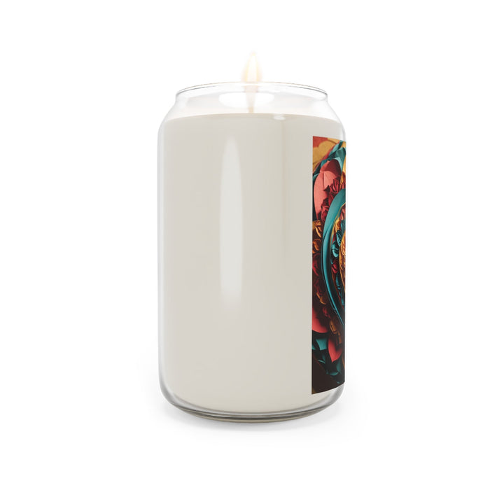 Vibrant Layered Heart - Scented Candle - Home Decor - g(0D·IO) - Vanilla Bean - 13.75oz -