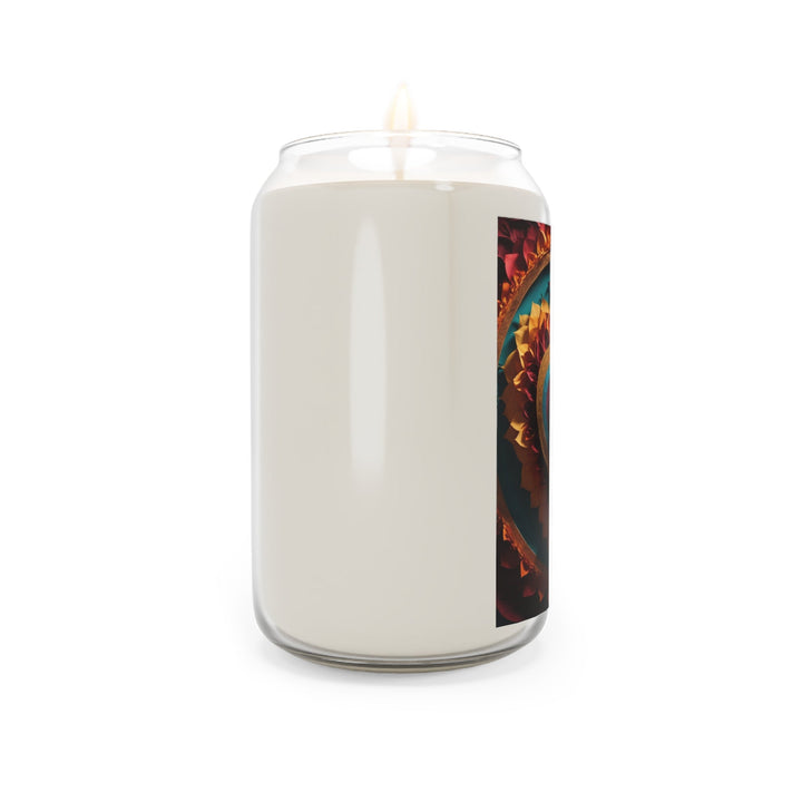 Vibrant Layered Heart - Scented Candle - Home Decor - g(0D·IO) - Vanilla Bean - 13.75oz -