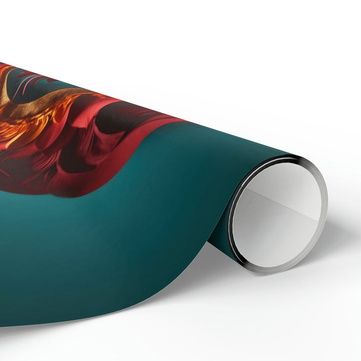 Vibrant Layered Heart - Wrapping Paper - Home Decor - g(0D·IO) - 30'' x 72'' - Matte -