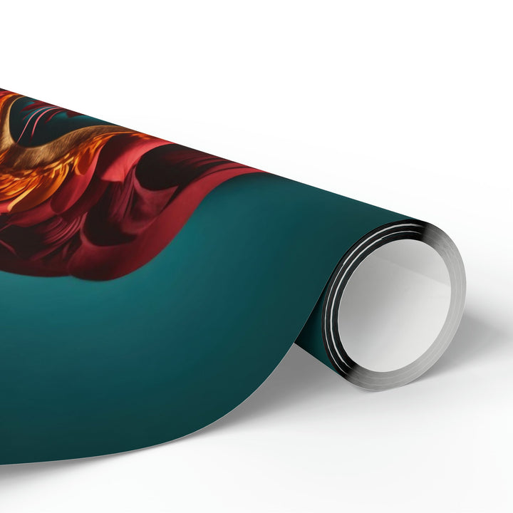 Vibrant Layered Heart - Wrapping Paper - Home Decor - g(0D·IO) - 30'' x 72'' - Matte -