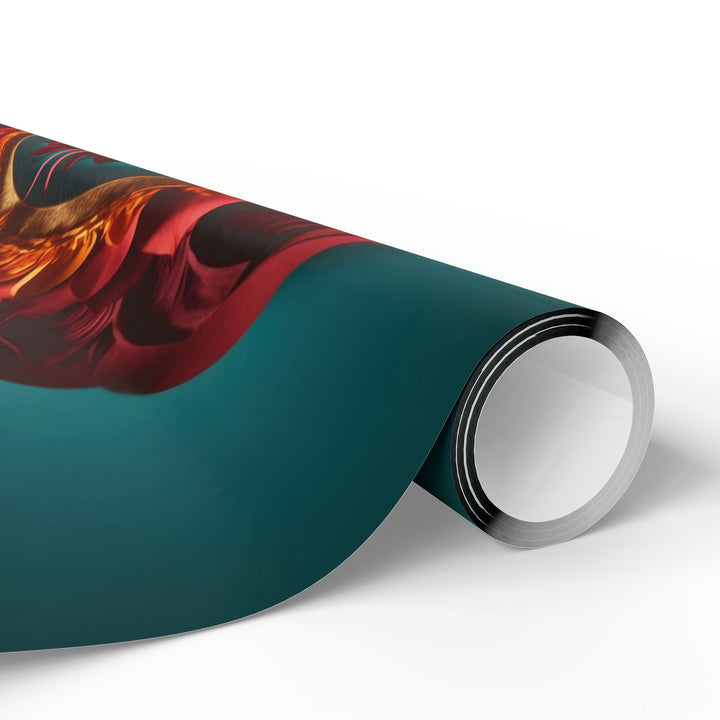 Vibrant Layered Heart - Wrapping Paper - Home Decor - g(0D·IO) - 30'' x 72'' - Matte -