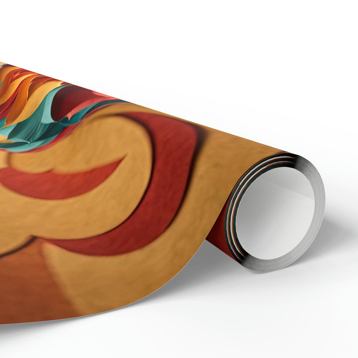 Vibrant Layered Heart - Wrapping Paper - Home Decor - g(0D·IO) - 30'' x 72'' - Matte -