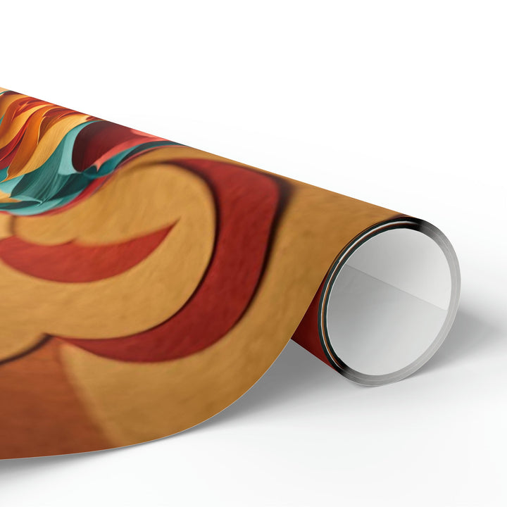 Vibrant Layered Heart - Wrapping Paper - Home Decor - g(0D·IO) - 30'' x 72'' - Matte -