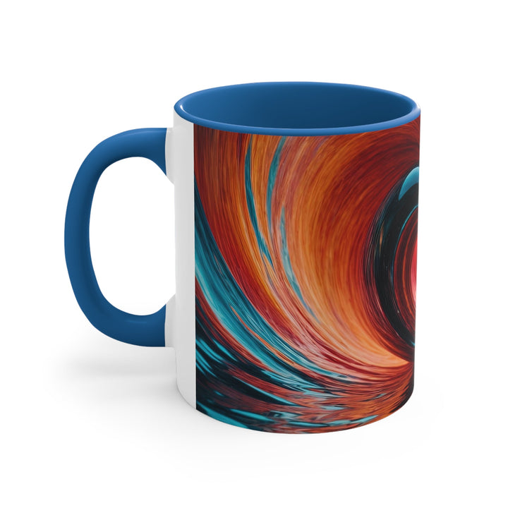 Vibrant Liquid Heart - Accent Coffee Mug - Mug - g(0D·IO) - Pink - 11oz -