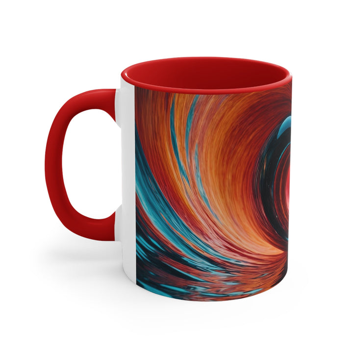 Vibrant Liquid Heart - Accent Coffee Mug - Mug - g(0D·IO) - Pink - 11oz -