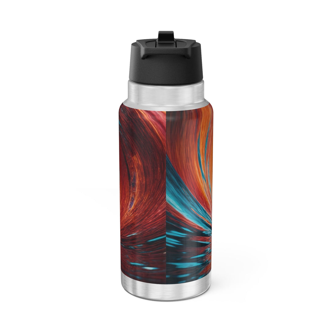 Vibrant Liquid Heart - Gator Tumbler 32oz - Mug - g(0D·IO) - Silver - 32oz -