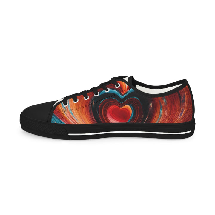 Vibrant Liquid Heart - Men's Lowtop Sneakers - Shoes - g(0D·IO) - US 5 - Black sole -