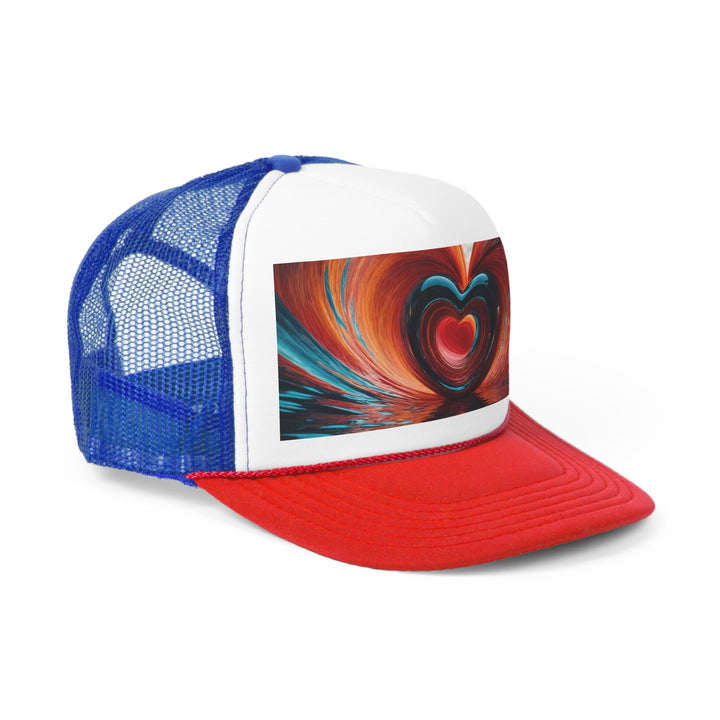 Vibrant Liquid Heart - Trucker Hat - Hats - g(0D·IO) - Pink - One size -