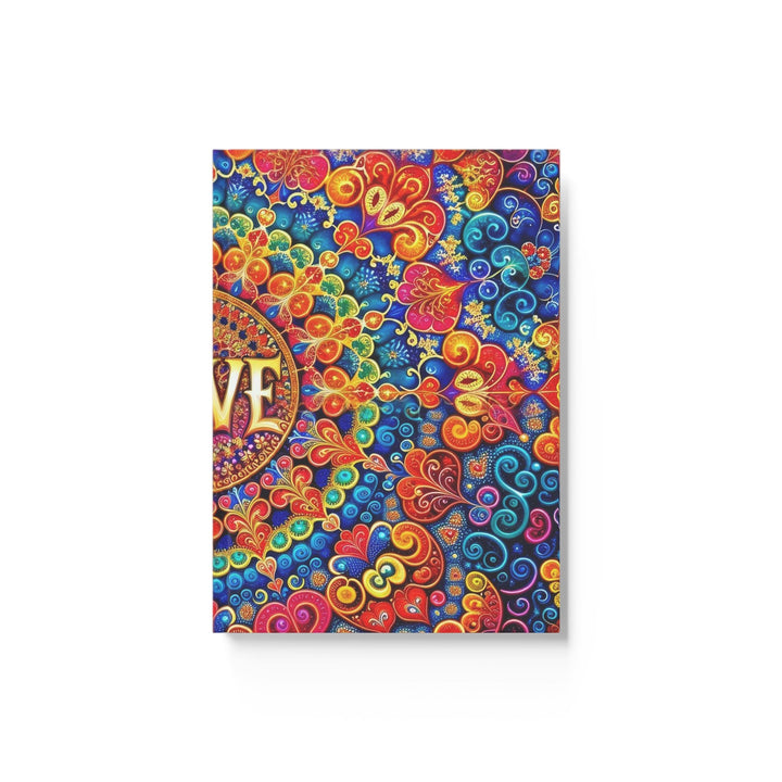 Vibrant Love Mandala - Hard Backed Journal - Paper products - g(0D·IO) - Graph - A5 - White