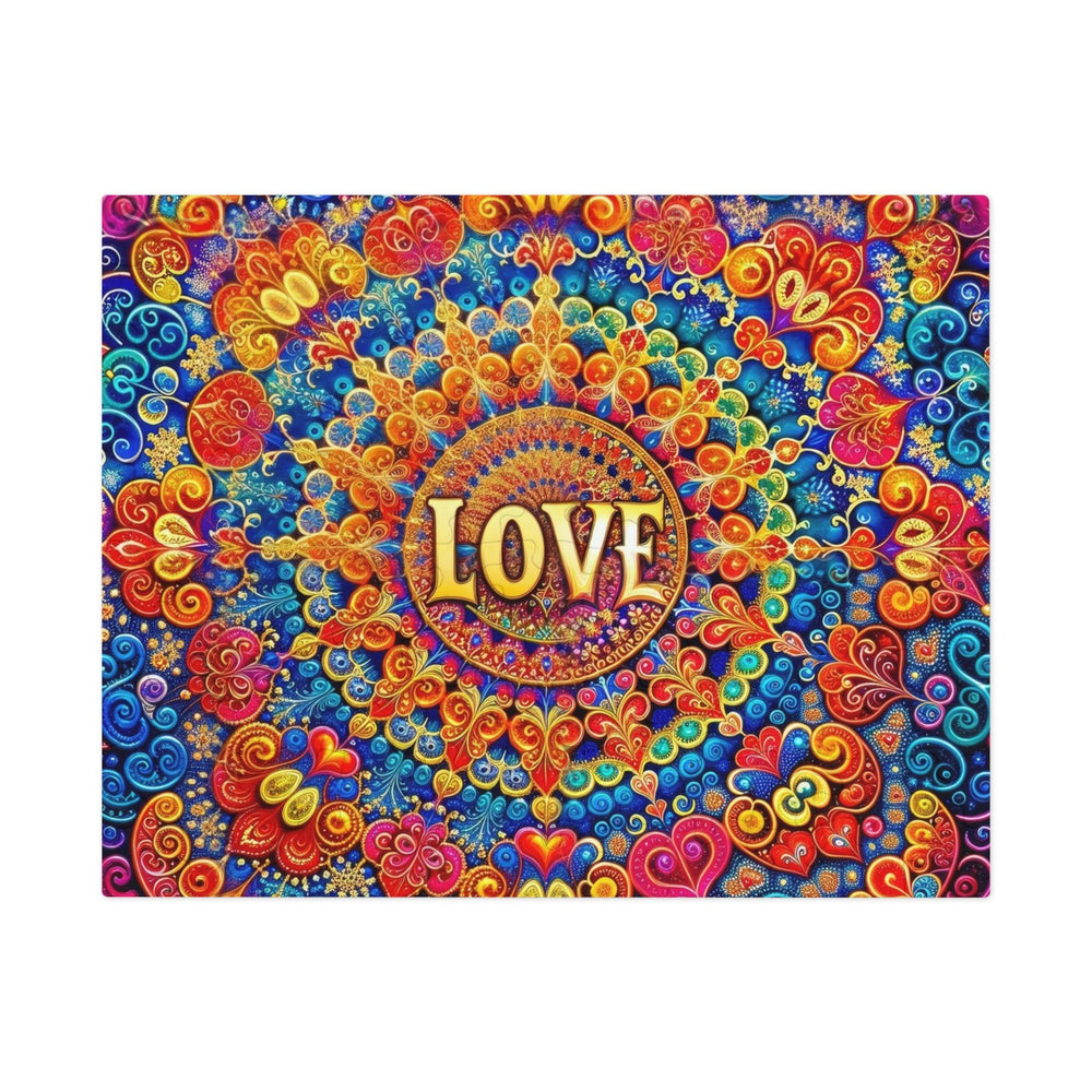 Vibrant Love Mandala - Jigsaw Puzzle (100, 252, 500, 1000 pieces) - Puzzle - g(0D·IO) - 9.6" × 8" (110 pcs) - -