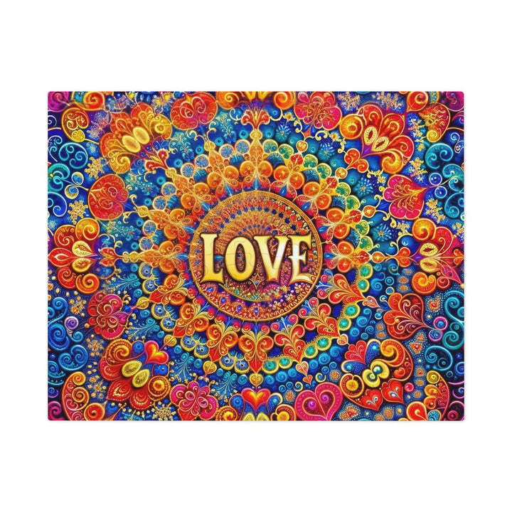 Vibrant Love Mandala - Jigsaw Puzzle (100, 252, 500, 1000 pieces) - Puzzle - g(0D·IO) - 9.6" × 8" (110 pcs) - -