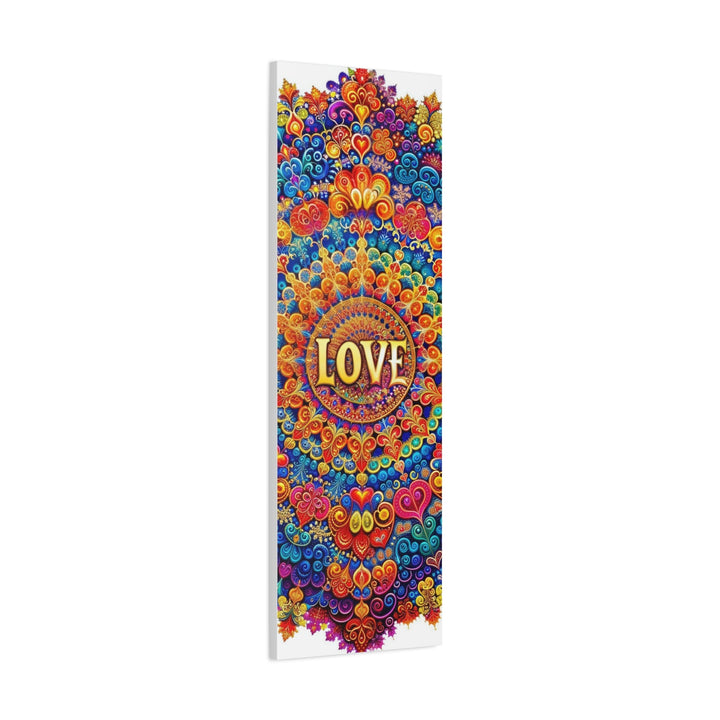 Vibrant Love Mandala - Matte Canvas Print 1.25" - Canvas - g(0D·IO) - 36" x 36" - 1.25" -