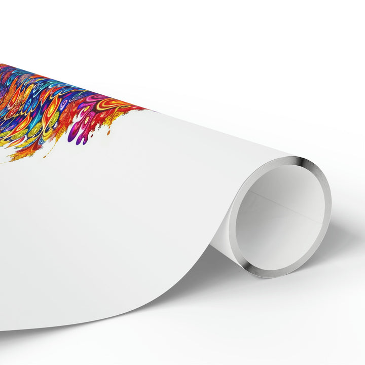 Vibrant Love Mandala - Wrapping Paper - Home Decor - g(0D·IO) - 30" x 180" - Matte -