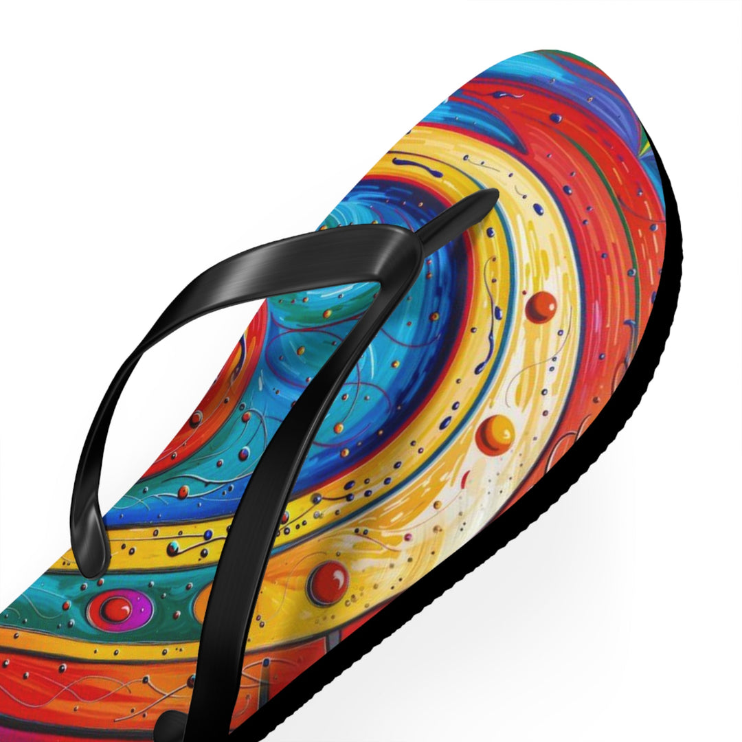 Vibrant Love Spiral - Flip Flops - Shoes - g(0D·IO) - XL - Black sole -