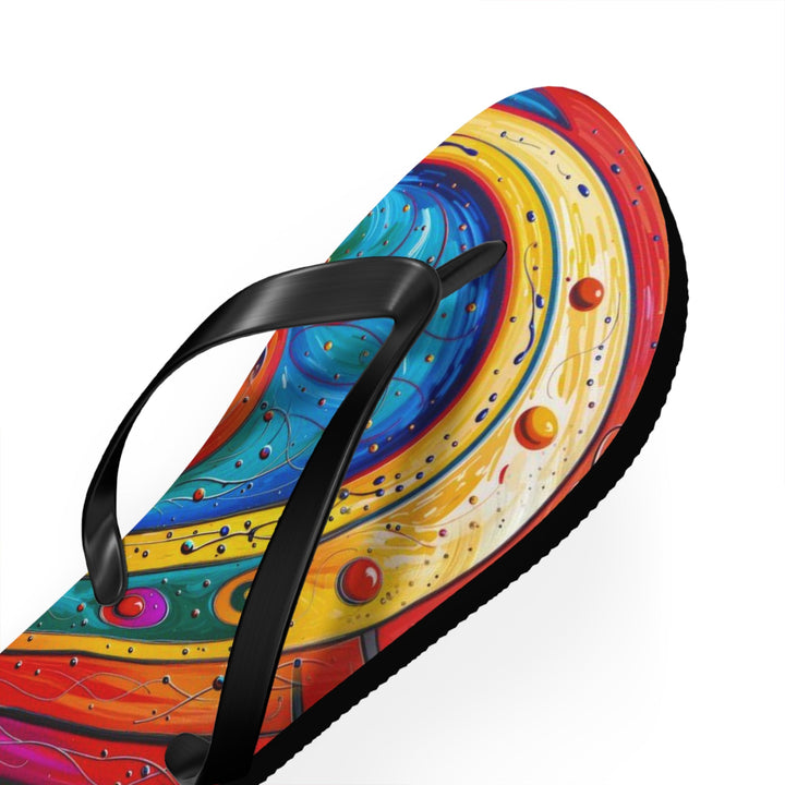 Vibrant Love Spiral - Flip Flops - Shoes - g(0D·IO) - XL - Black sole -