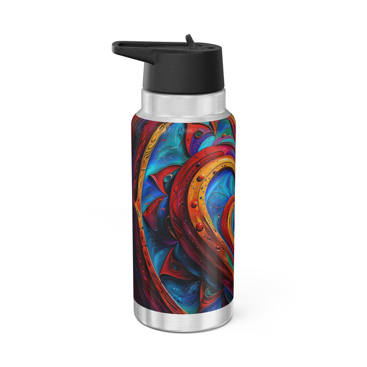 Vibrant Love Spiral - Gator Tumbler 32oz - Mug - g(0D·IO) - Silver - 32oz -