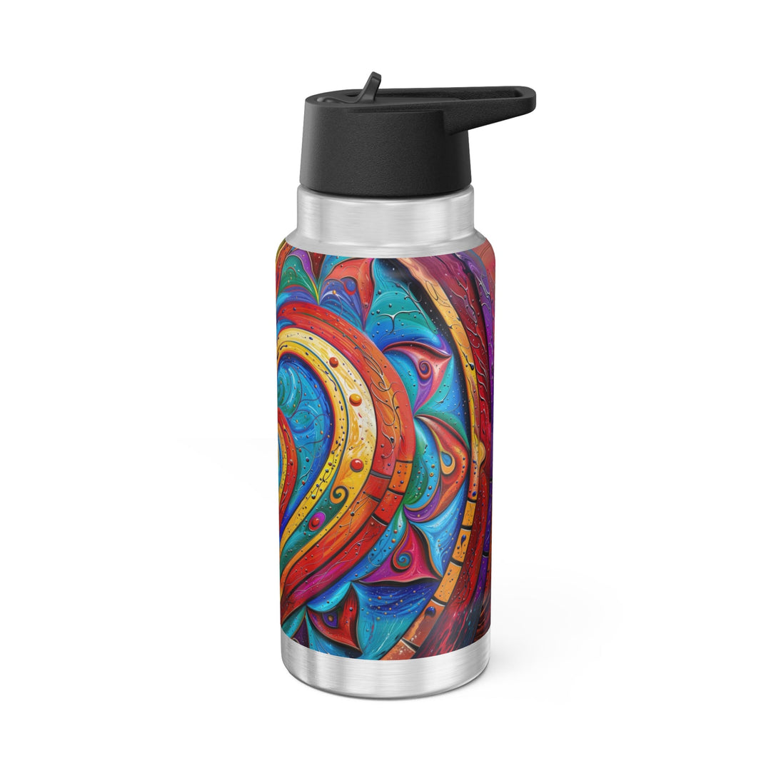 Vibrant Love Spiral - Gator Tumbler 32oz - Mug - g(0D·IO) - Silver - 32oz -