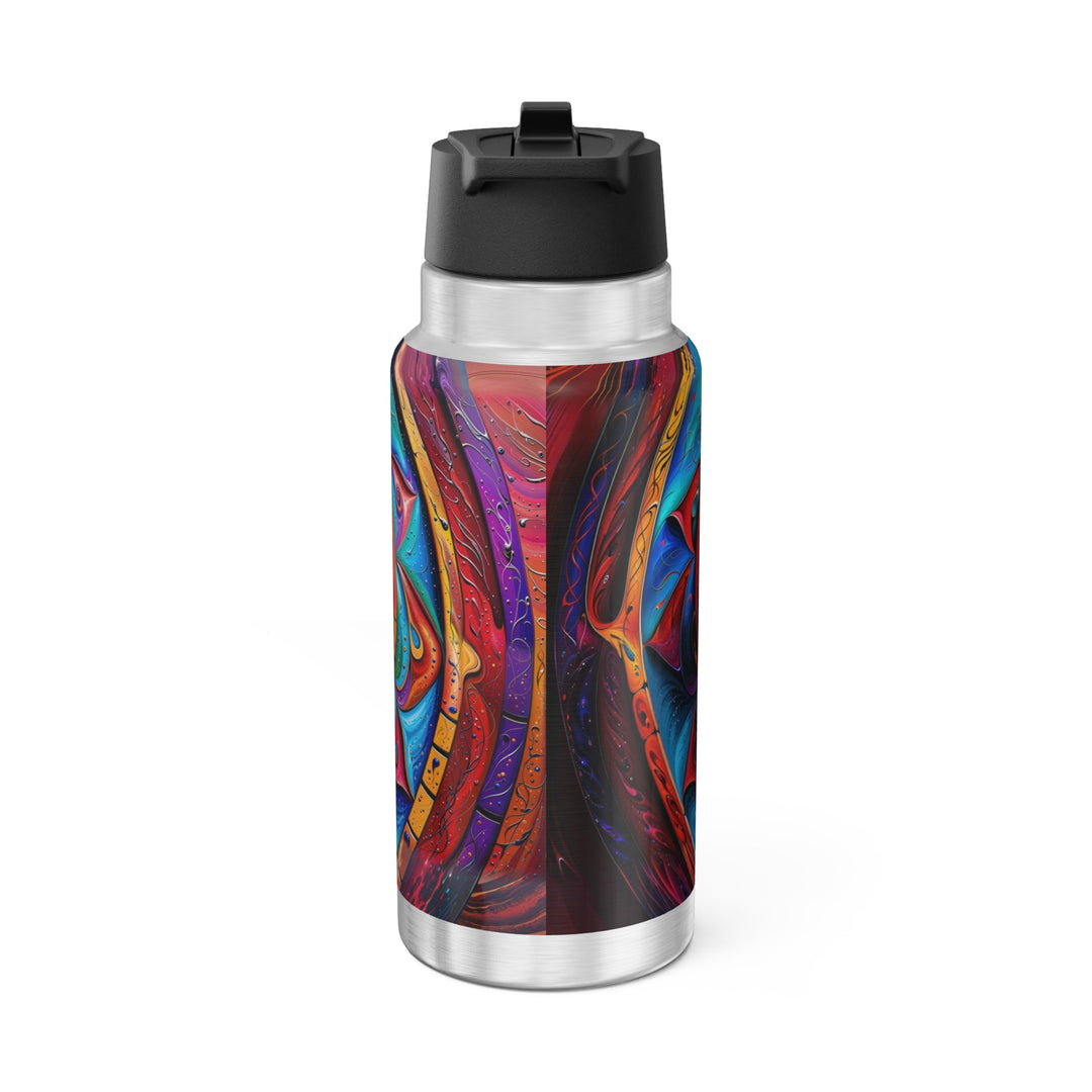 Vibrant Love Spiral - Gator Tumbler 32oz - Mug - g(0D·IO) - Silver - 32oz -