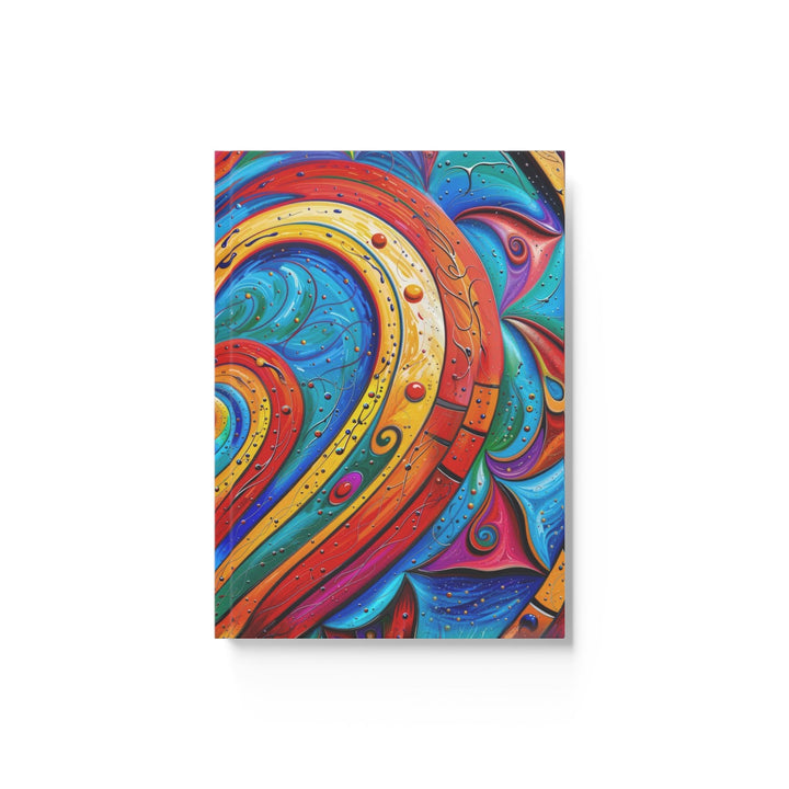 Vibrant Love Spiral - Hard Backed Journal - Paper products - g(0D·IO) - Ruled line - A5 - White