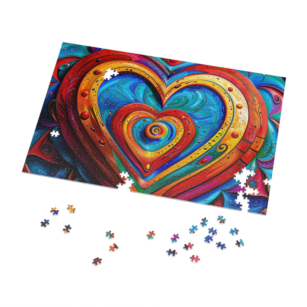 Vibrant Love Spiral - Jigsaw Puzzle (100, 252, 500, 1000 pieces) - Puzzle - g(0D·IO) - 29.25" × 19.75" (1000 pcs) - -