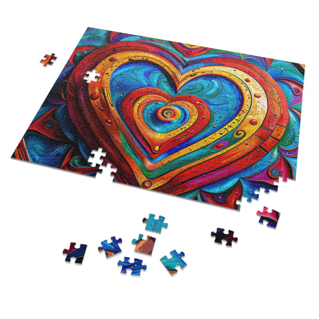 Vibrant Love Spiral - Jigsaw Puzzle (100, 252, 500, 1000 pieces) - Puzzle - g(0D·IO) - 29.25" × 19.75" (1000 pcs) - -