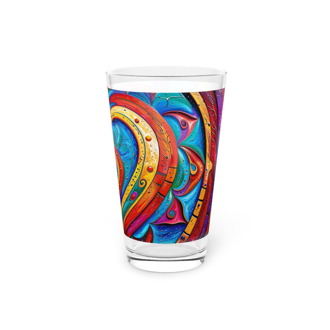 Vibrant Love Spiral - Pint Glass - Mug - g(0D·IO) - 16oz - -