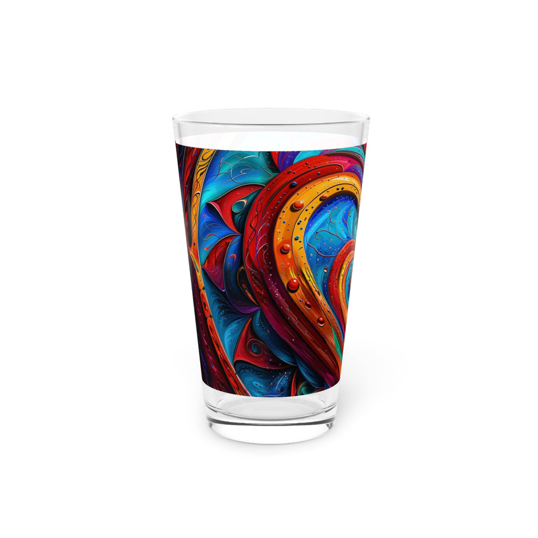 Vibrant Love Spiral - Pint Glass - Mug - g(0D·IO) - 16oz - -