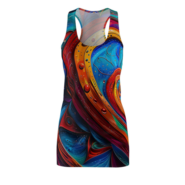 Vibrant Love Spiral - Racerback Dress - All Over Prints - g(0D·IO) - XS - -