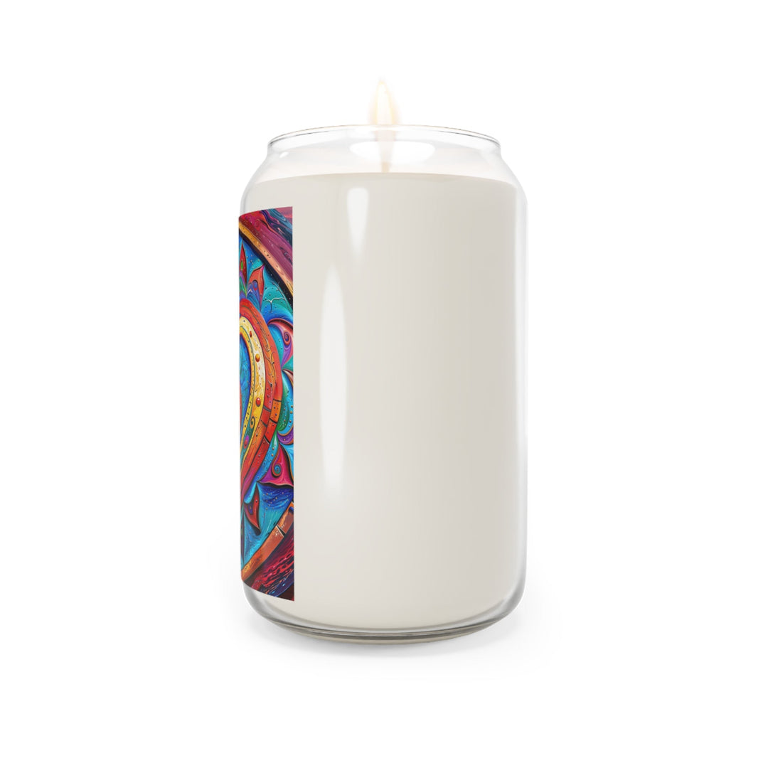Vibrant Love Spiral - Scented Candle - Home Decor - g(0D·IO) - Vanilla Bean - 13.75oz -