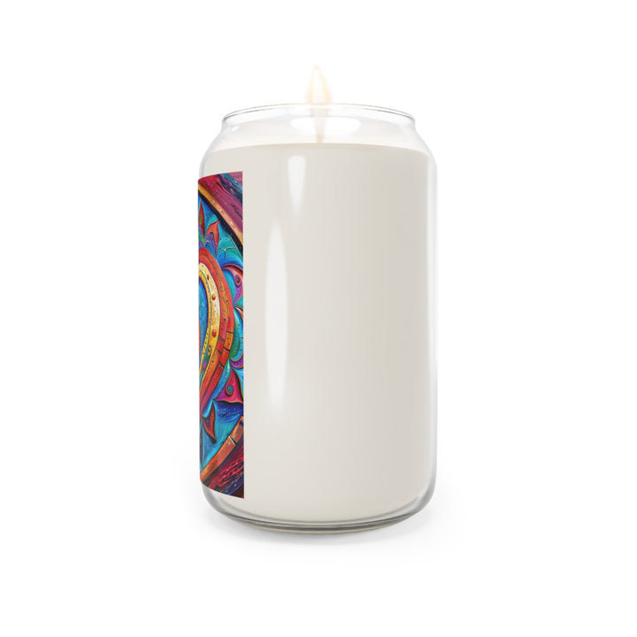 Vibrant Love Spiral - Scented Candle - Home Decor - g(0D·IO) - Vanilla Bean - 13.75oz -
