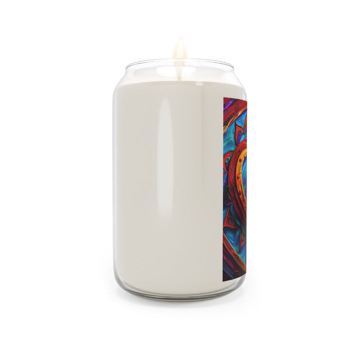 Vibrant Love Spiral - Scented Candle - Home Decor - g(0D·IO) - Vanilla Bean - 13.75oz -