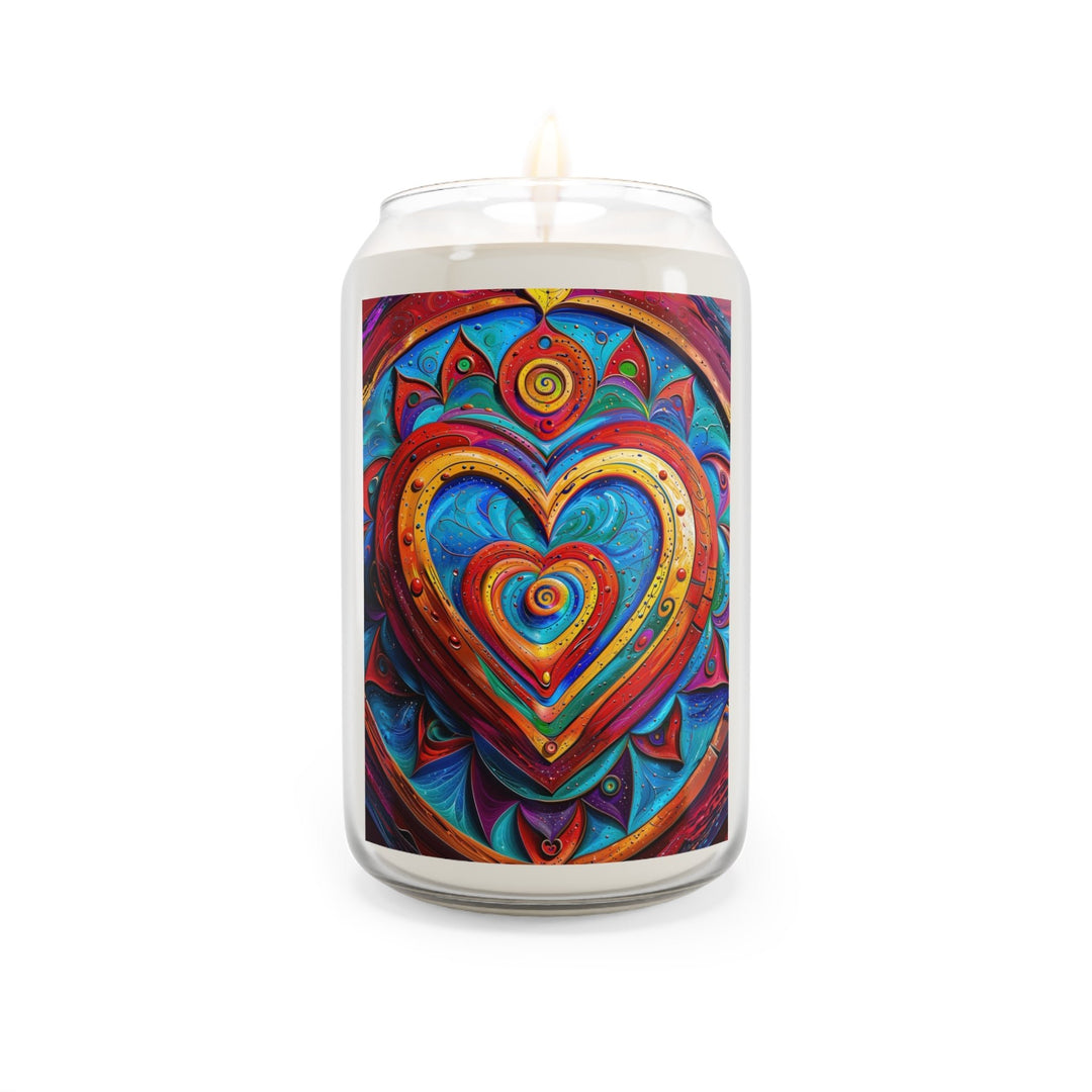 Vibrant Love Spiral - Scented Candle - Home Decor - g(0D·IO) - Sea Breeze - 13.75oz -