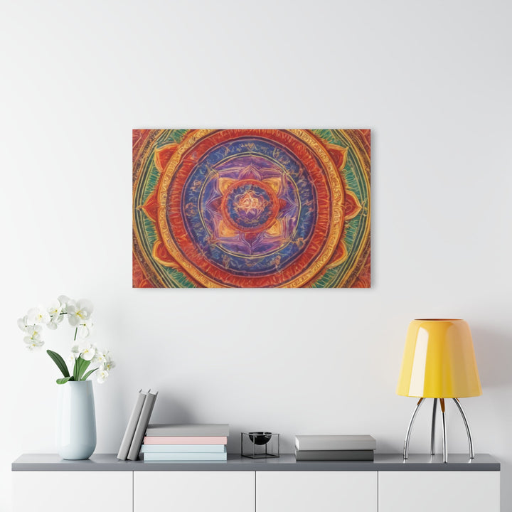 Vibrant Mandala Essence - Acrylic Prints (French Cleat Hanging) - Home Decor - g(0D·IO) - 24" x 36" (Vertical) - 0.25'' -